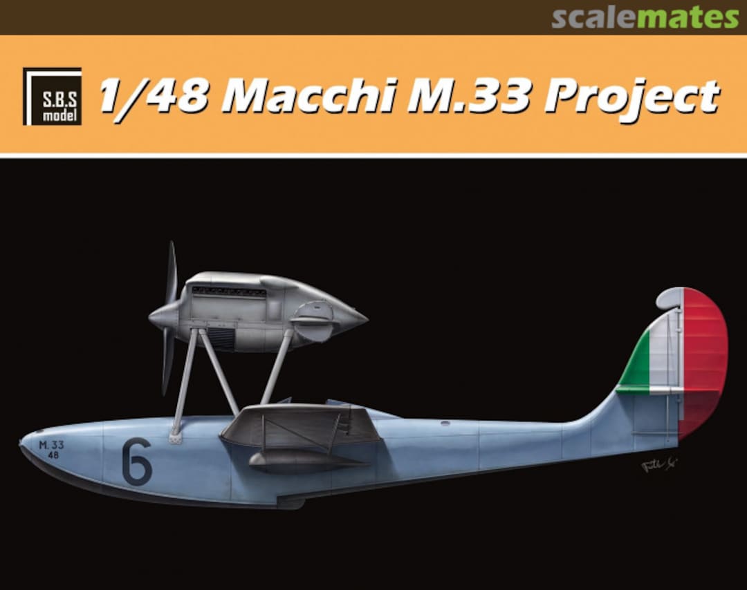 Boxart Macchi M.33 Project SBS4008 SBS Model