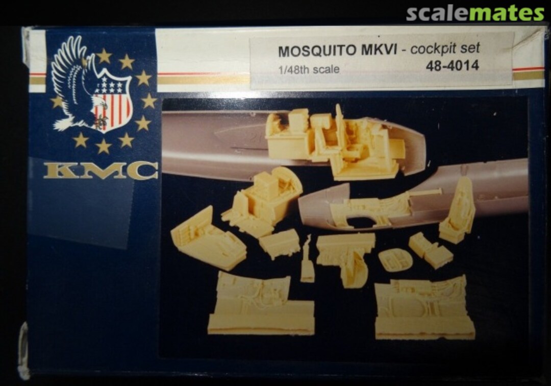 Boxart de Havilland Mosquito Mk.VI cockpit set 48-4014 KMC Boxart de Havilland Mosquito Mk.VI cockpit set 48-4014 KMC