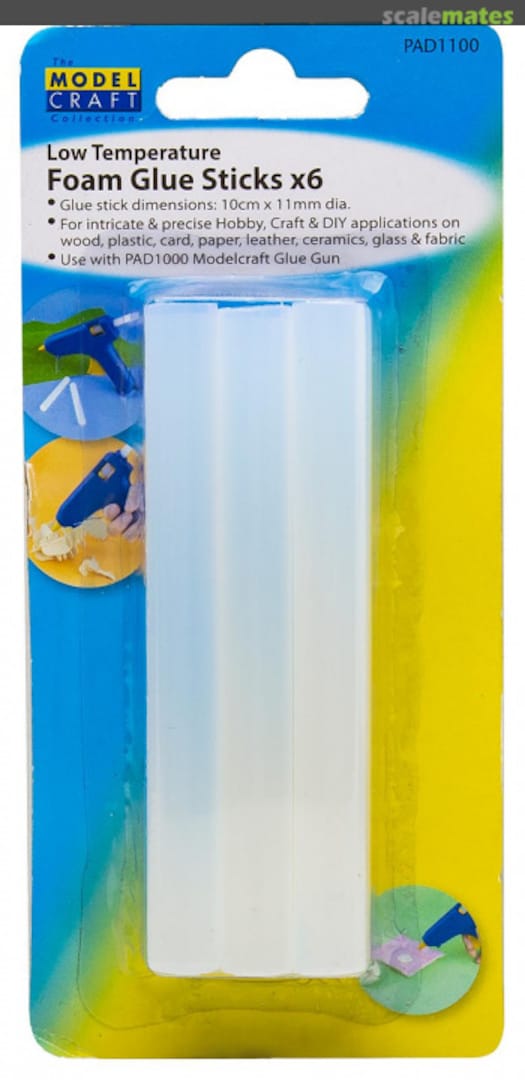 Boxart Low Temperature Foam Glue Sticks x6 PAD1100 Model Craft Boxart Low Temperature Foam Glue Sticks x6 PAD1100 Model Craft
