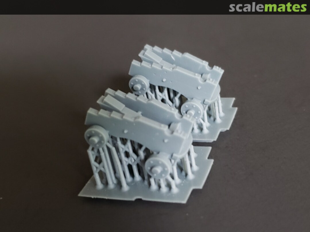 Boxart Carriages for 9-pounder Cannons, "Long Nines" 76-carriages 9# long-2 Model Monkey