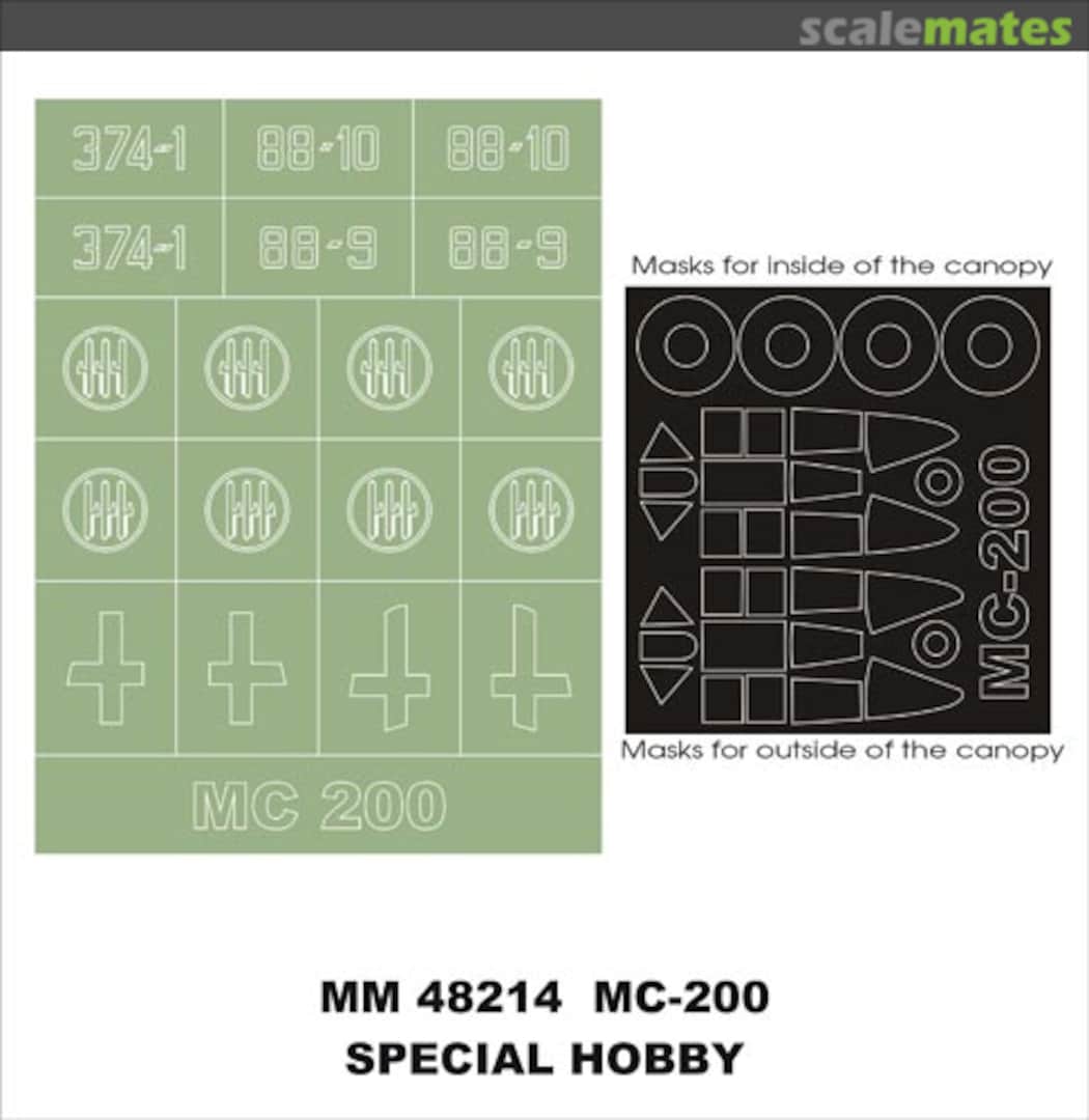 Boxart Macchi C.200 Saetta MM48214 Montex Boxart Macchi C.200 Saetta MM48214 Montex