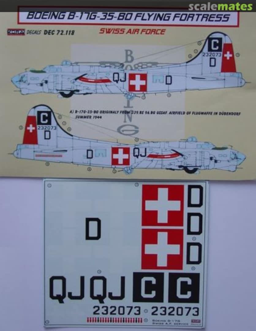 Boxart Boeing B-17G-35-BO Flying Fortress DEC72118 Kora Models Boxart Boeing B-17G-35-BO Flying Fortress DEC72118 Kora Models