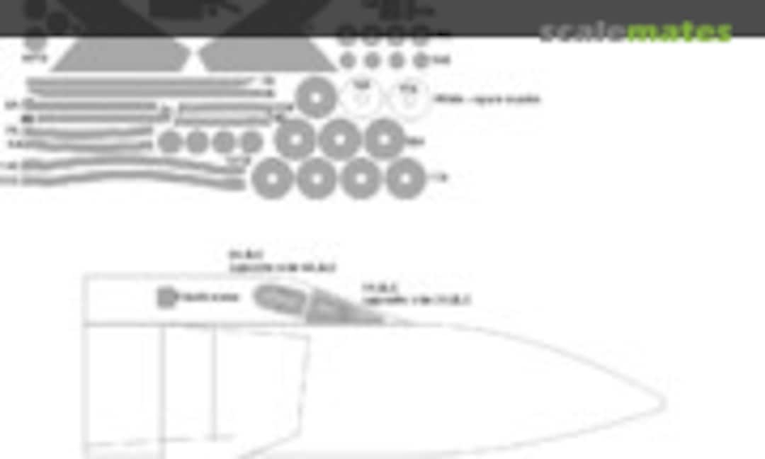 1:48 CF-105 Arrow kabuki masks (New Ware NWAM0025)