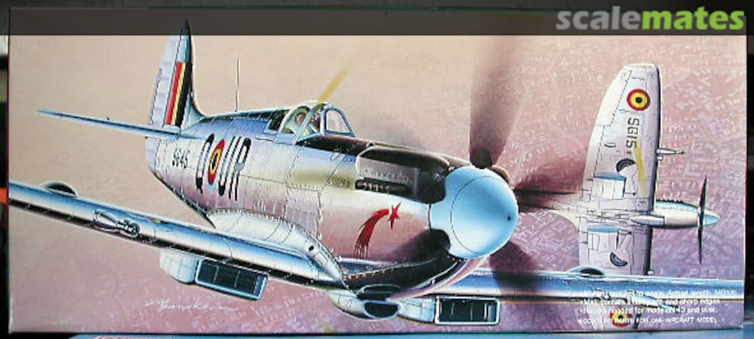 Boxart Spitfire F. Mk.14E "Belgian Escadrille" 72003 Fujimi