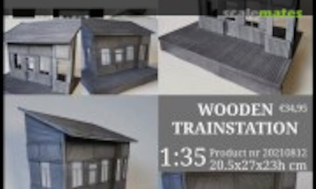 1:35 Wooden Train Station (MDMB Modelbouw 20210812)