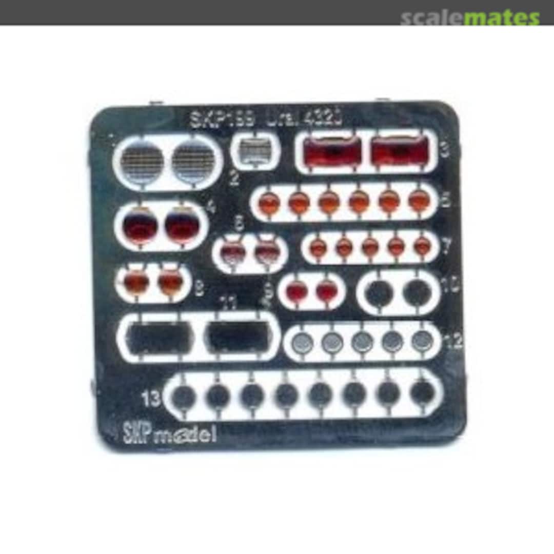 Boxart Lenses and tailights for Ural 4320 (Trumpeter) SKP 199 SKP model Boxart Lenses and tailights for Ural 4320 (Trumpeter) SKP 199 SKP model