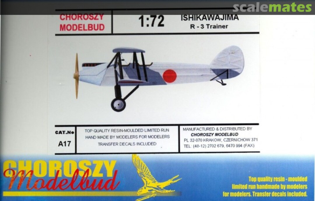 Boxart Ishikawajima R-3 A17 Choroszy Modelbud Boxart Ishikawajima R-3 A17 Choroszy Modelbud