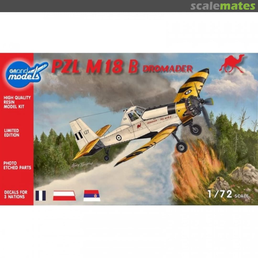 Boxart PZL M-18 Dromader GM 72008 Grand Models Boxart PZL M-18 Dromader GM 72008 Grand Models