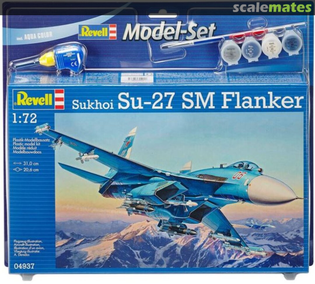 Boxart Sukhoi Su-27 SM Flanker 64937 Revell Boxart Sukhoi Su-27 SM Flanker 64937 Revell