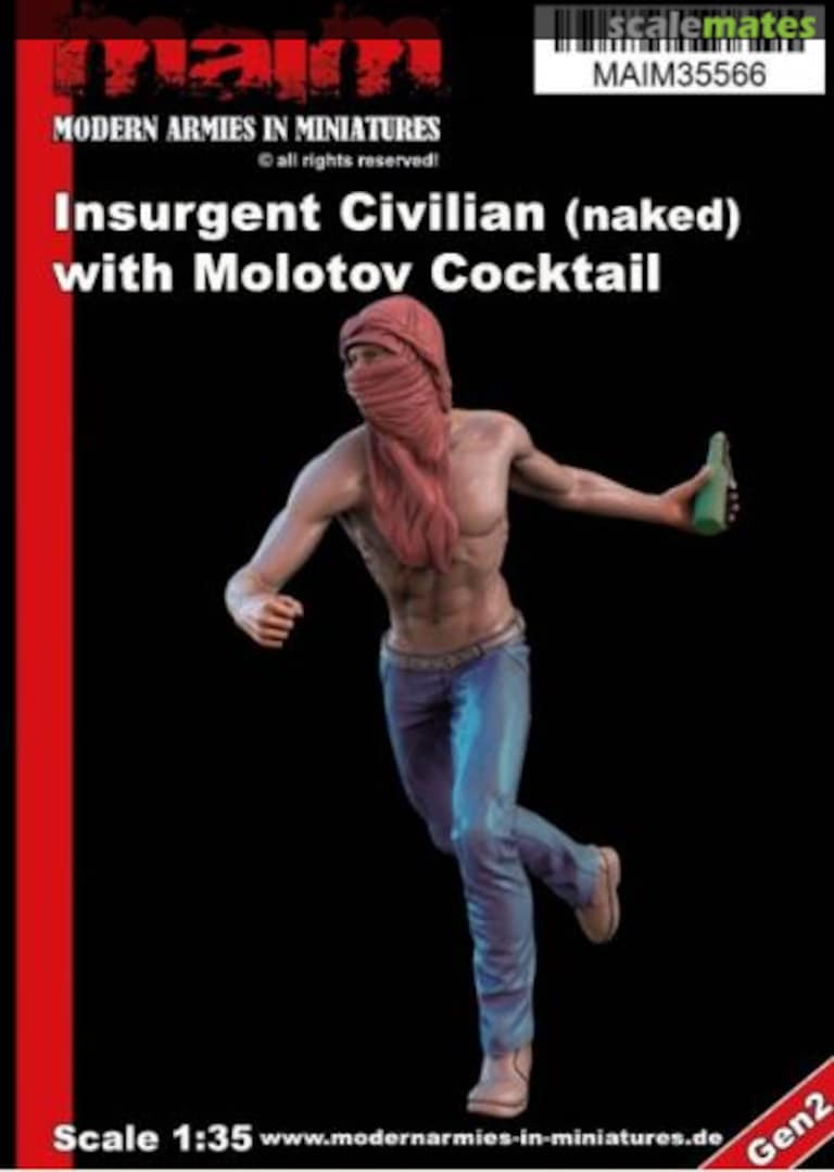 Boxart Insurgent Civilian (naked) with Molotov Grenade MAIM35566 MAiM Boxart Insurgent Civilian (naked) with Molotov Grenade MAIM35566 MAiM