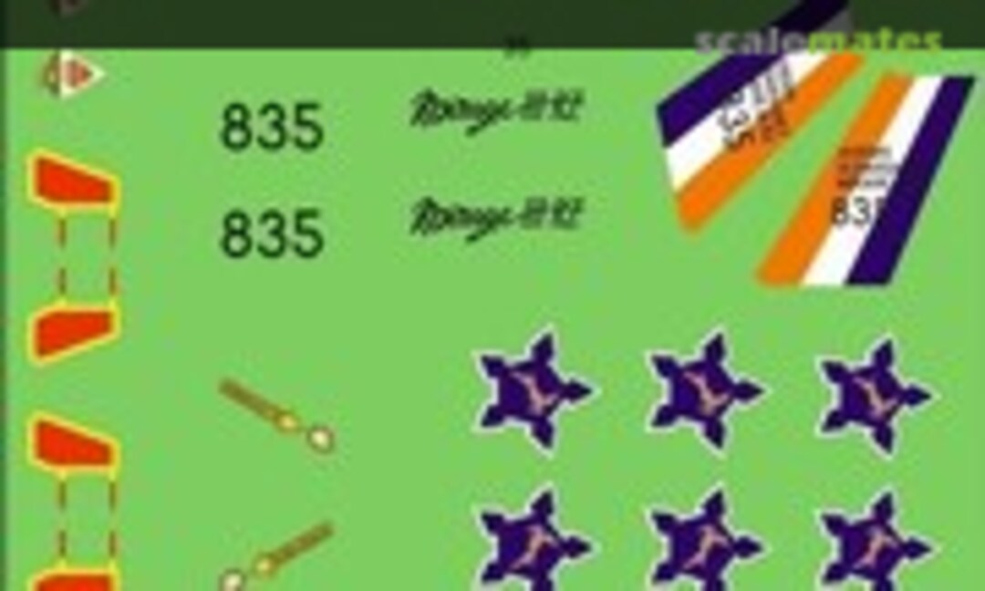 1:32 SAAF Mirage III RZ (MAV Decals MAV-320008) MAV-320008