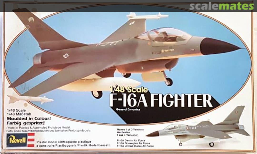 Boxart F-16A Fighter H-4307 Revell Boxart F-16A Fighter H-4307 Revell