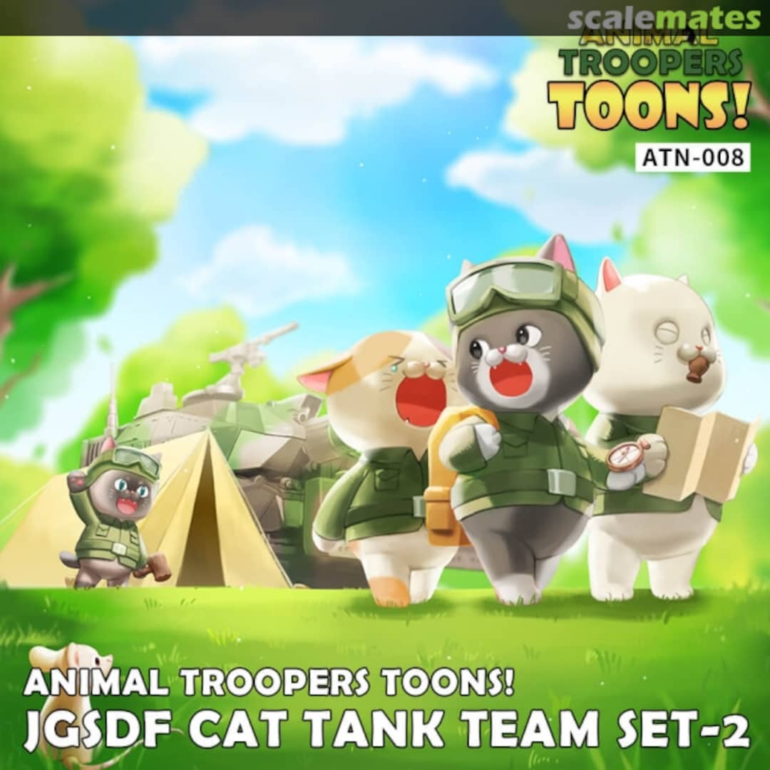 Boxart JGSDF Cat Tank Team Set-2 ATN-008 Tori Factory Boxart JGSDF Cat Tank Team Set-2 ATN-008 Tori Factory