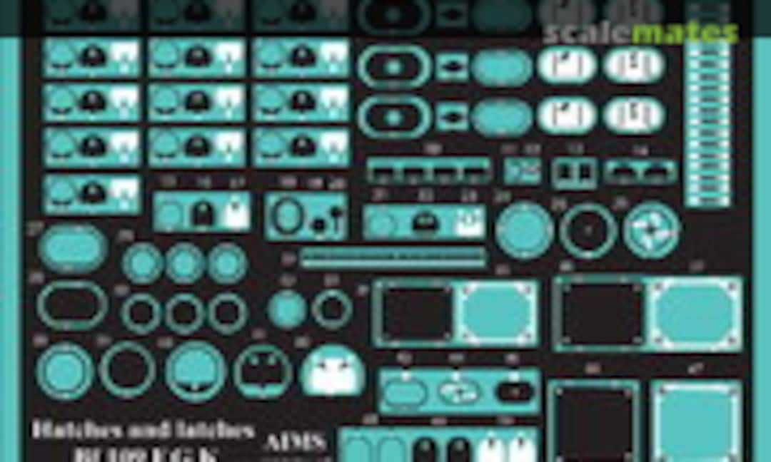 1:32 Bf 109F,G,K - Hatches and latches (AIMS 32PE007) 32PE007