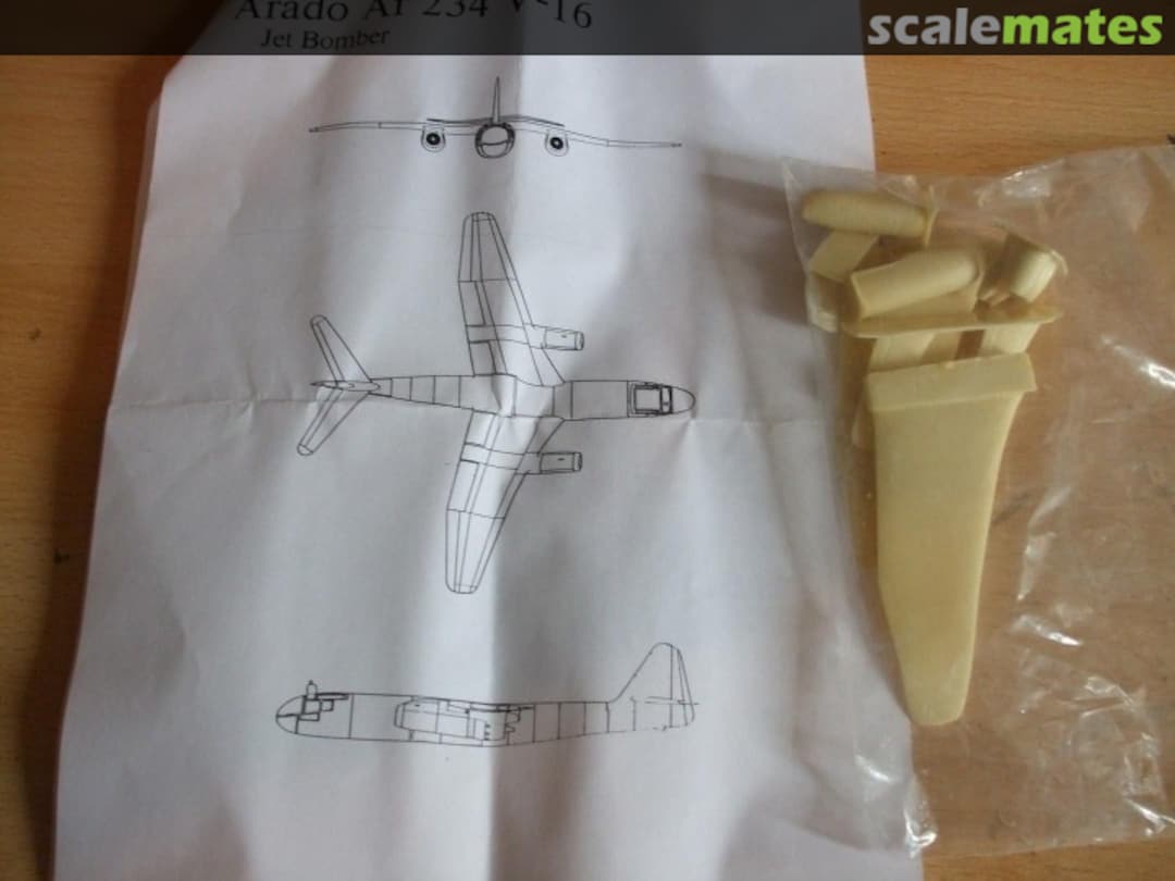 Boxart Arado Ar 234 V-16 Conversion FTC031 The Final Touch Boxart Arado Ar 234 V-16 Conversion FTC031 The Final Touch