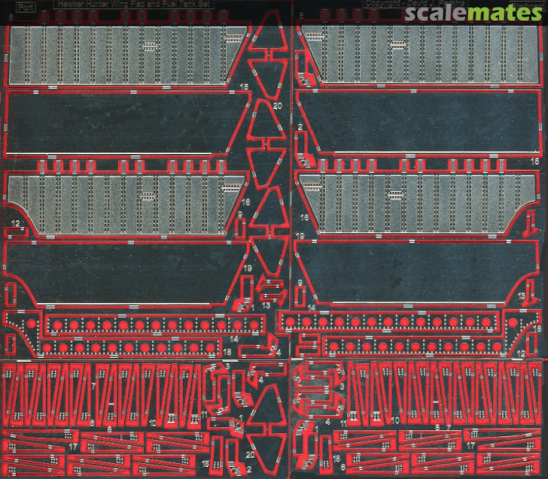 Boxart Hawker Hunter Wing Flap Set FP-48-235 Flightpath Boxart Hawker Hunter Wing Flap Set FP-48-235 Flightpath