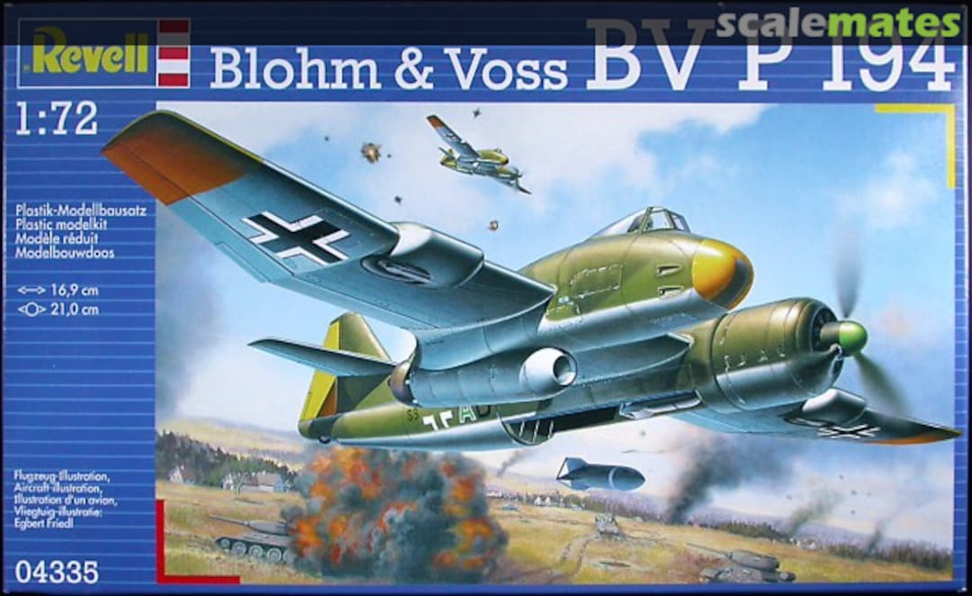 Boxart Blohm & Voss BV P 194 04335 Revell