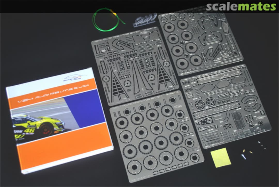 Boxart AUDI R8 GT3 LMS EVO II detail set SL02-044 ScaleLab_24 Boxart AUDI R8 GT3 LMS EVO II detail set SL02-044 ScaleLab_24