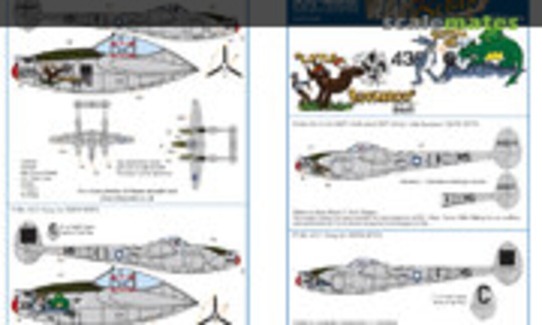 1:32 Lockheed P-38J/L Lightnings (Kits-World KW132041) KW132041