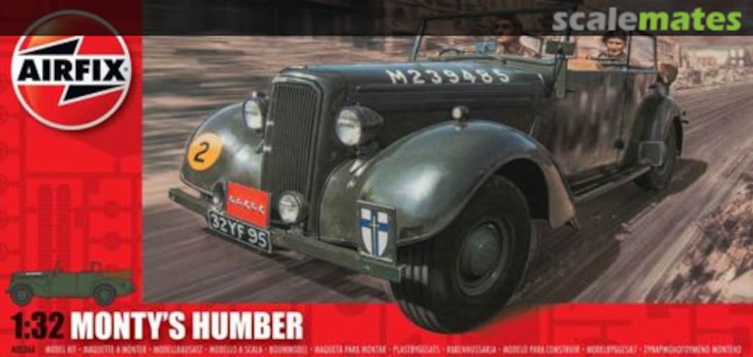 Boxart Monty's Humber A05360 Airfix Boxart Monty's Humber A05360 Airfix