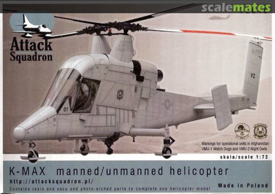 Boxart Kaman K-Max 72015 Attack Squadron Boxart Kaman K-Max 72015 Attack Squadron
