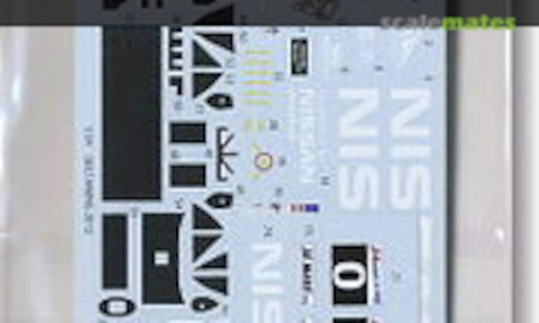 1:24 Nissan Deltawing #0 LM 2012 Spare Decal (Studio27 ST27-SDFD24001) ST27-SDFD24001