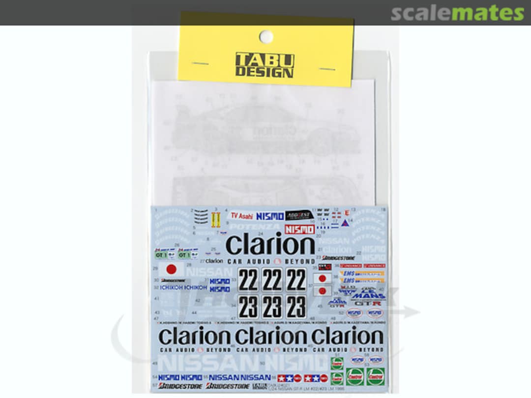 Boxart Nissan Skyline GT-R LM #22/#23 1996 TABU24021 Tabu Design Boxart Nissan Skyline GT-R LM #22/#23 1996 TABU24021 Tabu Design