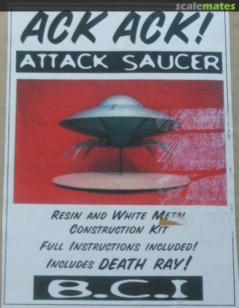 Boxart Attack Saucer B.C.I. Boxart Attack Saucer B.C.I.