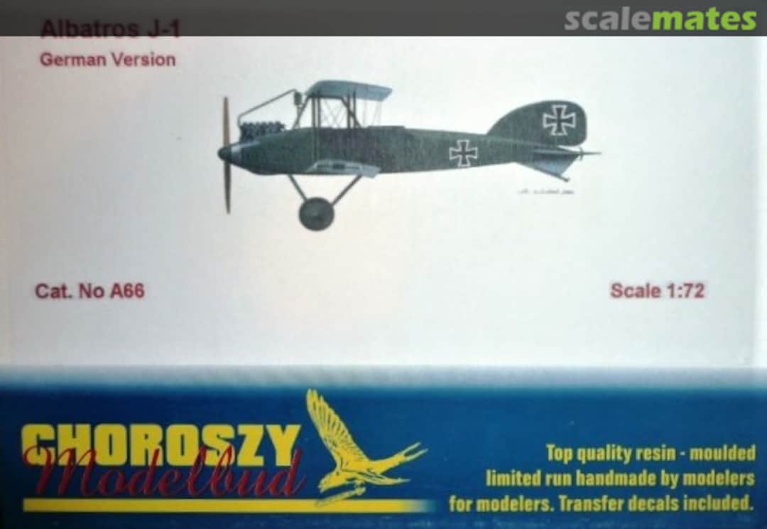Boxart Albatros J-1 A66 Choroszy Modelbud