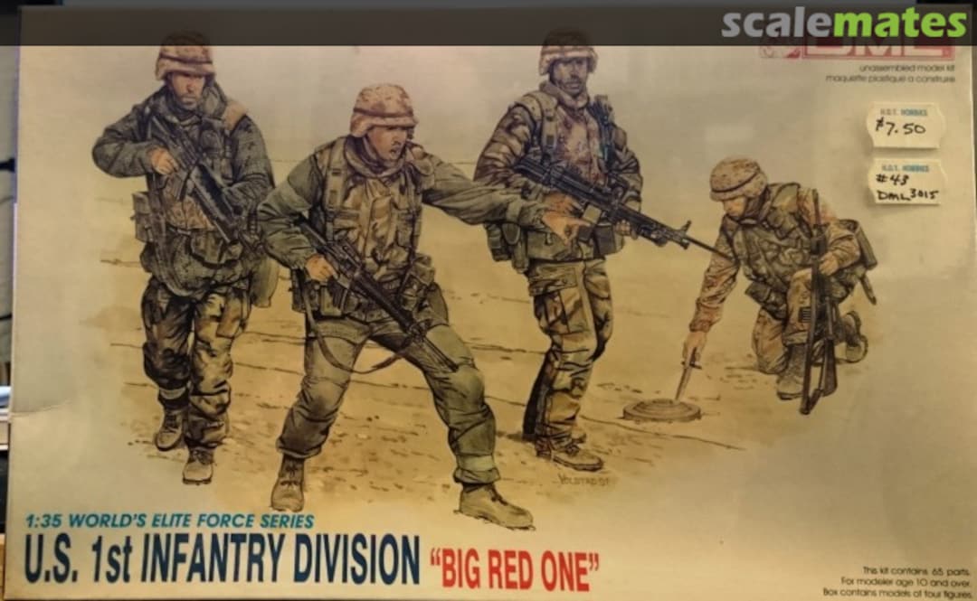 Boxart U.S. 1st Infantry Division "Big Red One" 3015 DML
