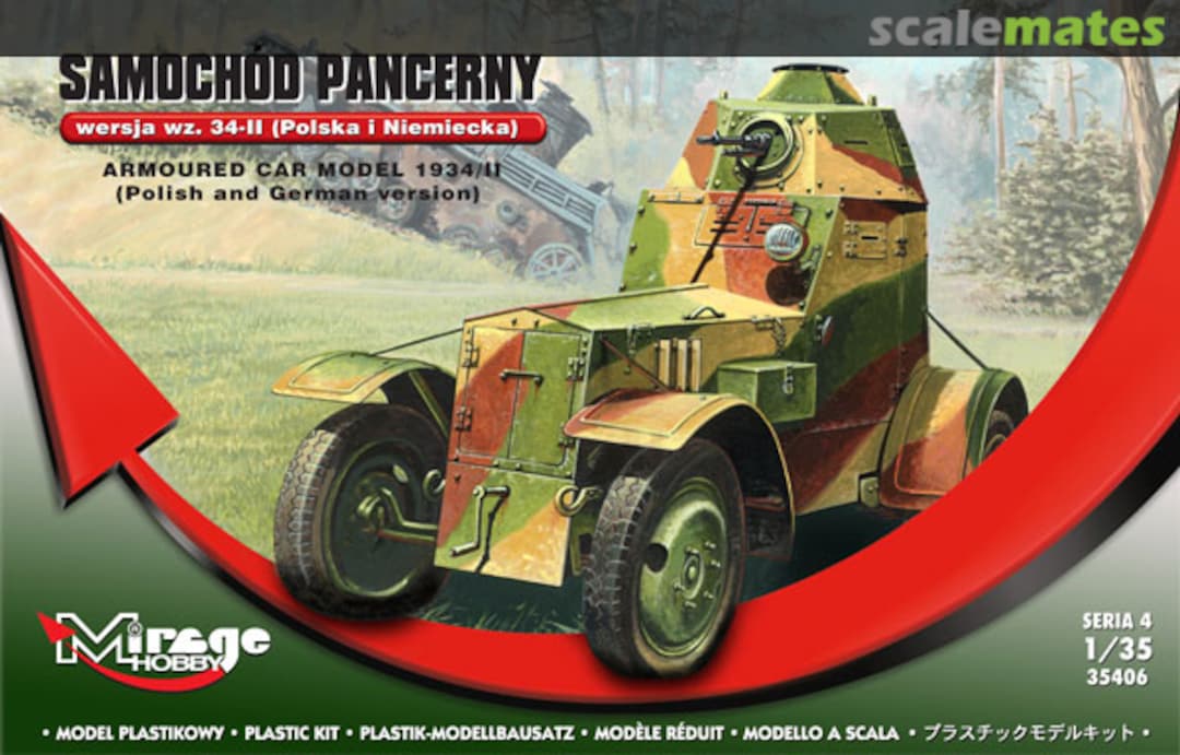 Boxart wersja wz. 34-II 355020 Mirage Hobby Boxart wersja wz. 34-II 355020 Mirage Hobby