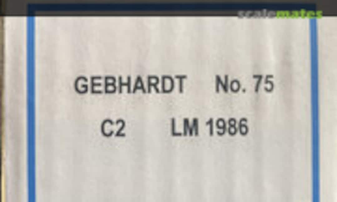 1:43 Gebhardt - # 75 - C2 (Provence Moulage none) none