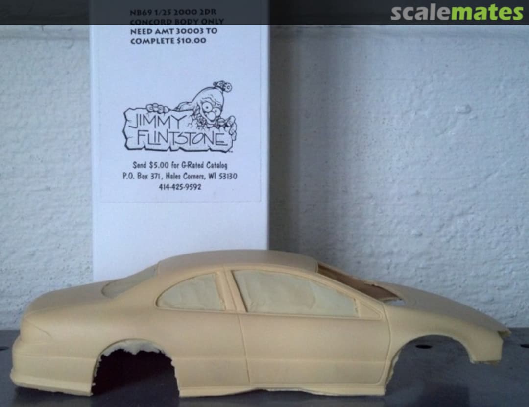 Boxart 2000 2-Door Concord Body (for AMT) NB69 Jimmy Flintstone Boxart 2000 2-Door Concord Body (for AMT) NB69 Jimmy Flintstone