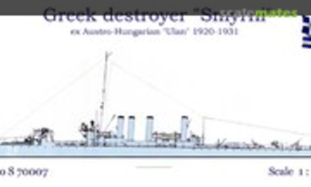 1:700 Greek Destroyer "Smyrni" 1920-1931 (Choroszy Modelbud S70007) S70007
