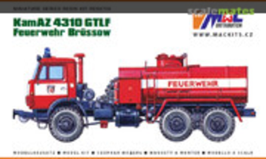 KamAZ 4310 GTLF Feuerwehr Brüssow (MAC Distribution RES8709)