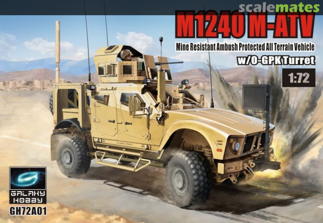 Boxart M1240 M-ATV w/ O-GPK Turret GH72A01 Galaxy Hobby