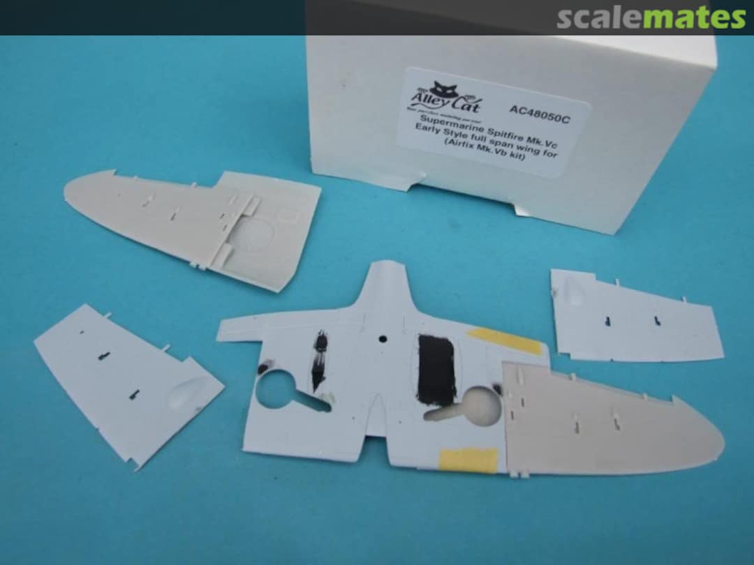 Boxart Spitfire Mk.Vc Early Style Full Span Wing AC48050C Alley Cat Boxart Spitfire Mk.Vc Early Style Full Span Wing AC48050C Alley Cat