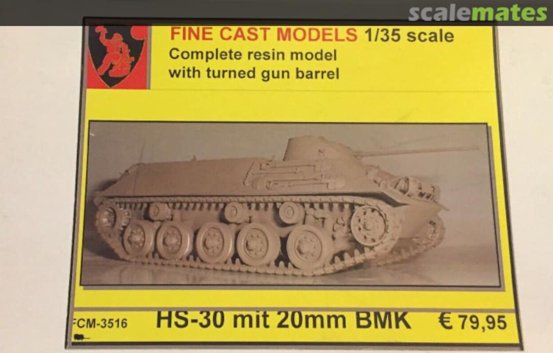 Boxart HS30 Mit 20mm BMK FCM-3516 Fine Cast Models