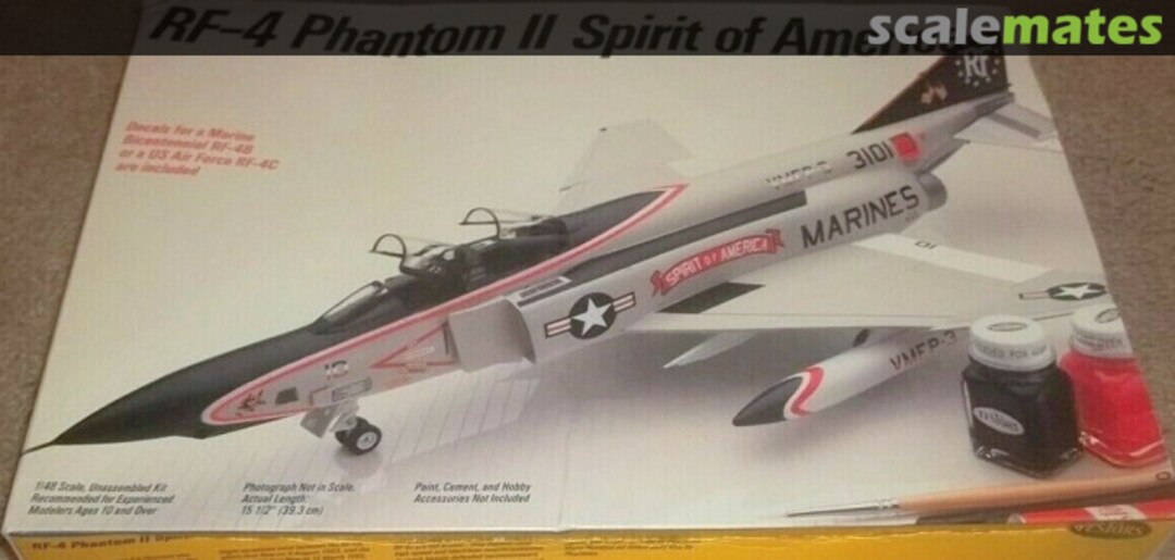 Boxart RF-4 Phantom II "Spirit of America" 585 Testors