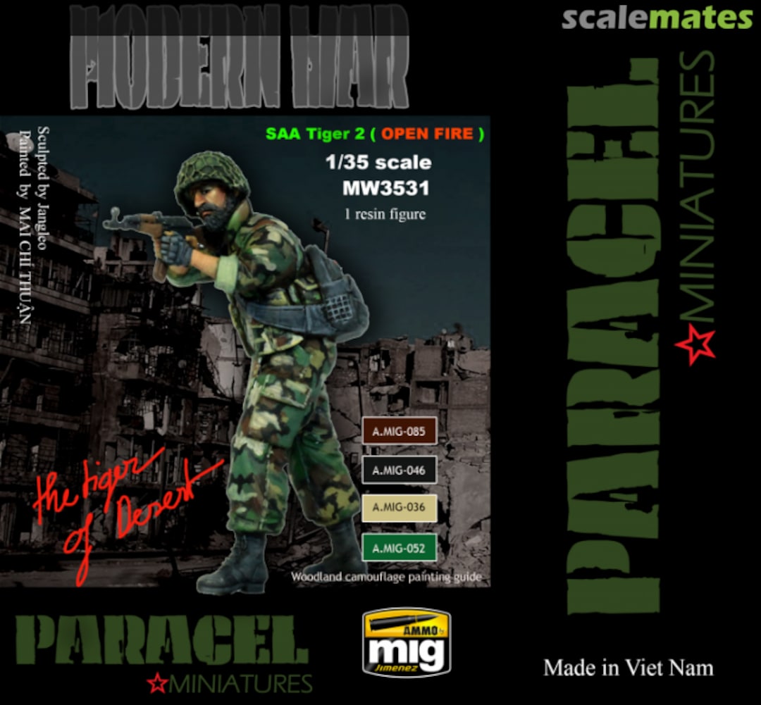 Boxart SAA Tiger 2 (open fire) MW3531 Paracel Miniatures Boxart SAA Tiger 2 (open fire) MW3531 Paracel Miniatures