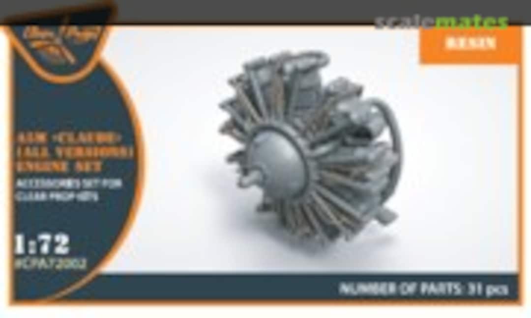 1:72 A5M Claude (all versions) resin engine set (Clear Prop! CPA72002)