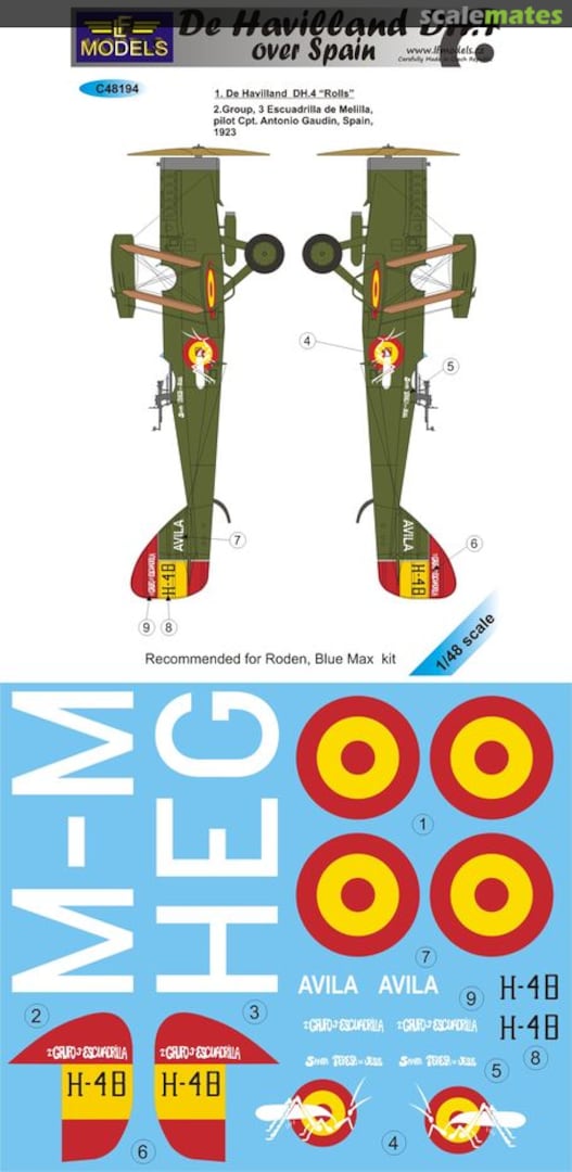 Boxart De Havilland DH.4 C48194 LF Models