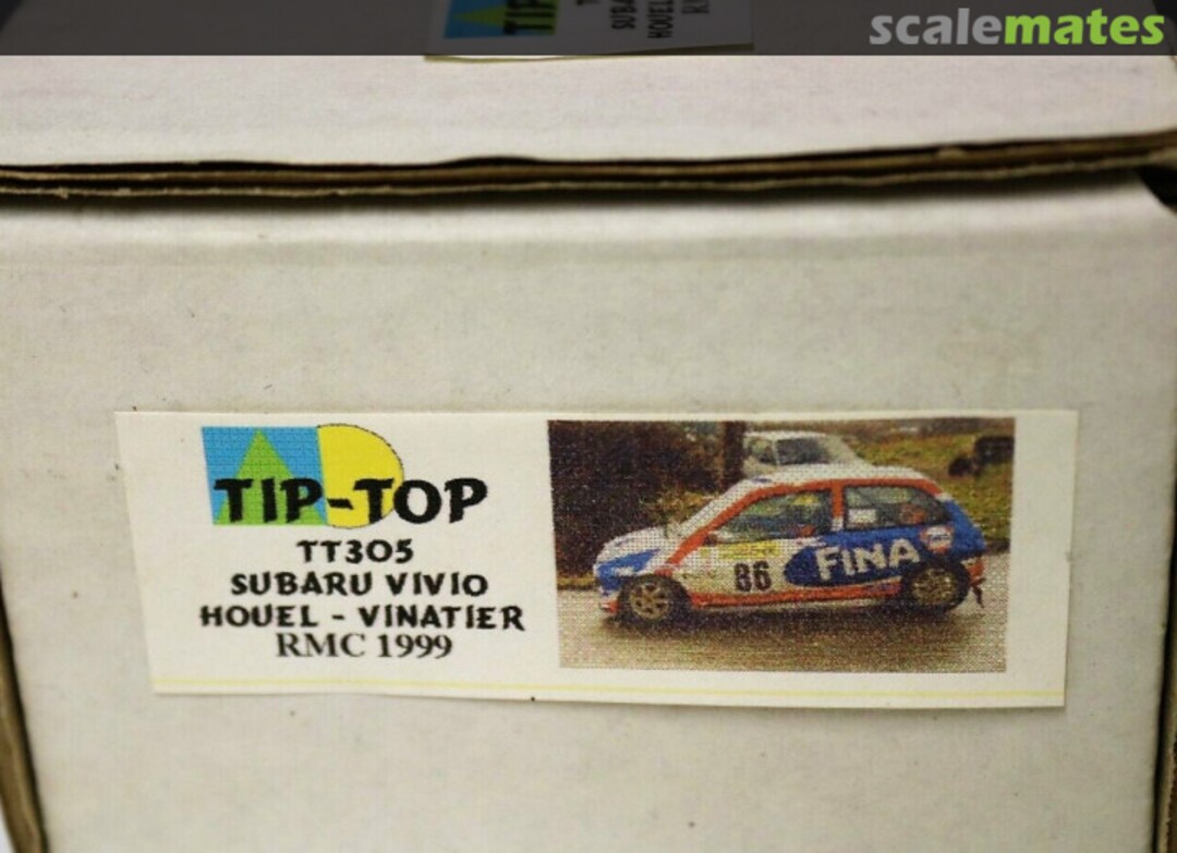 Boxart Subaru Vivio RX-R [**1045] "FINA" TT305 TIP-TOP