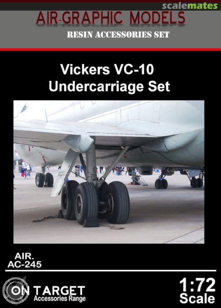Boxart Vickers VC10 Undercarriage Set AC-245 Air-Graphics Models Boxart Vickers VC10 Undercarriage Set AC-245 Air-Graphics Models