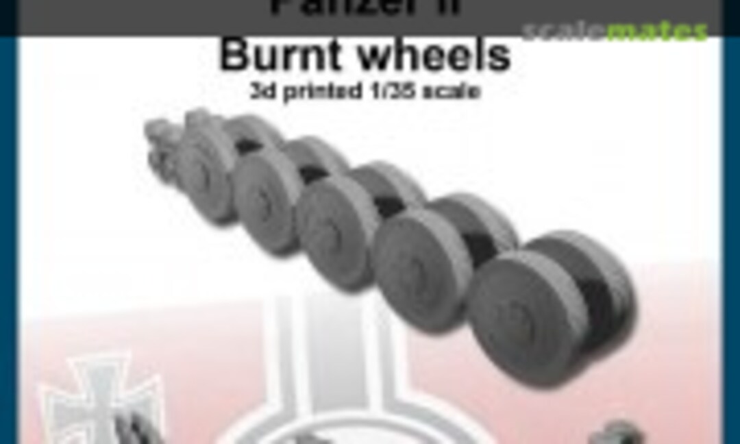 1:35 Panzer II burnt wheels (FC Model Trend 37046) 37046