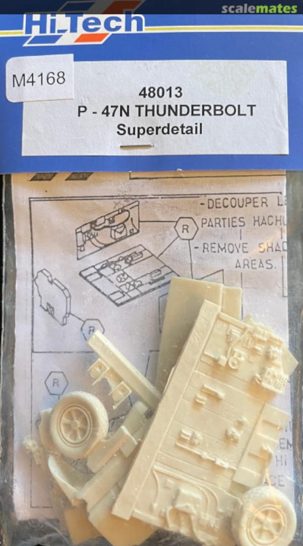 Boxart P-47N Thunderbolt Superdetail 48013 Hi-Tech