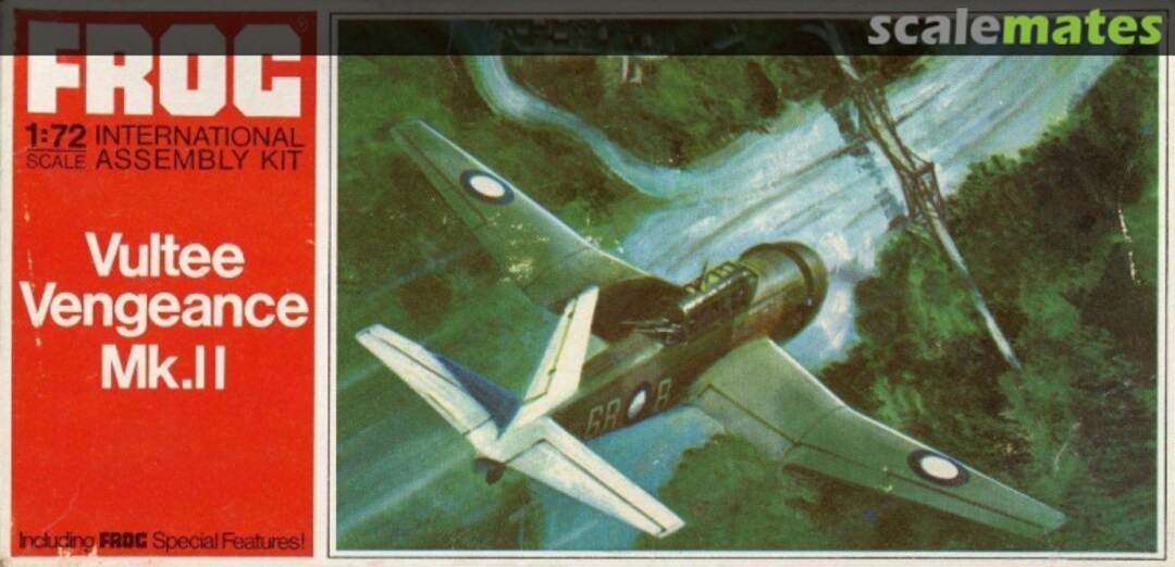 Boxart Vultee Vengeance Mk.II F199 FROG Boxart Vultee Vengeance Mk.II F199 FROG
