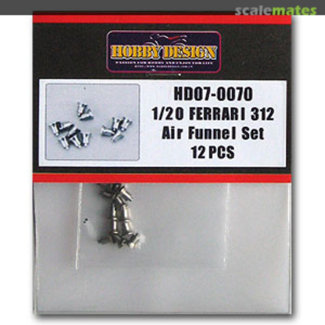 Boxart Ferrari 312 Air Funnel set HD07-0070 Hobby Design Boxart Ferrari 312 Air Funnel set HD07-0070 Hobby Design