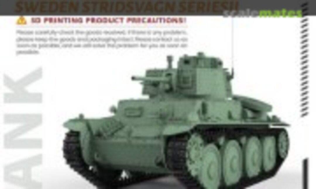 1:72 Stridsvagn m/41 SII (SSMODEL 72733)