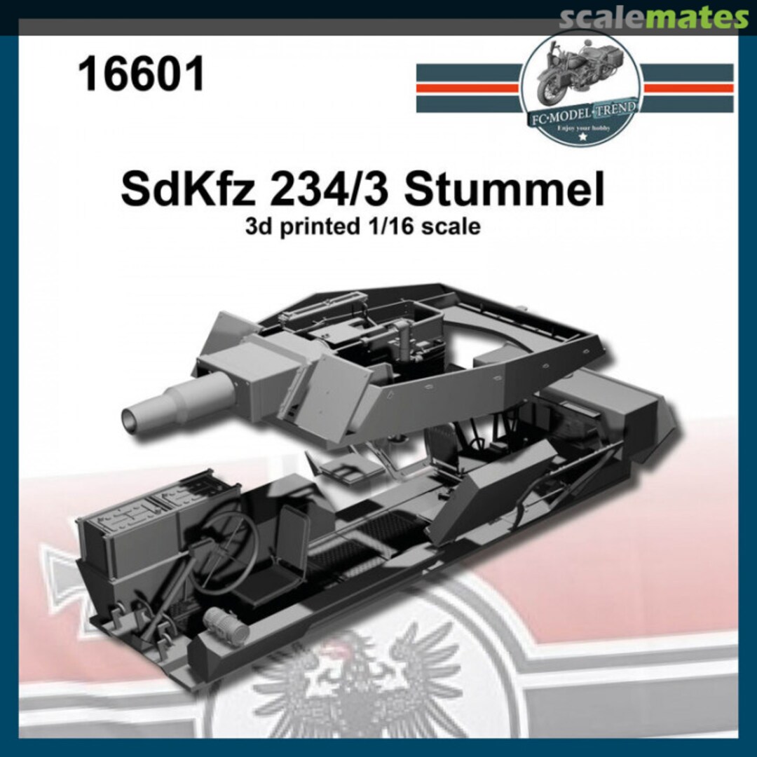 Boxart SdKfz 234/3 'Stummel' 16601 FC Model Trend Boxart SdKfz 234/3 'Stummel' 16601 FC Model Trend
